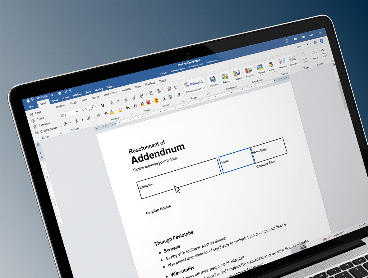 Lease Agreement Addendum Template