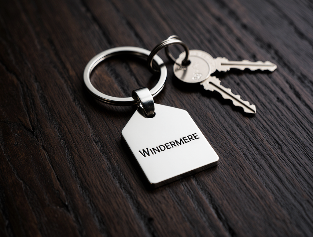 Branded "Welcome Home" Keychain