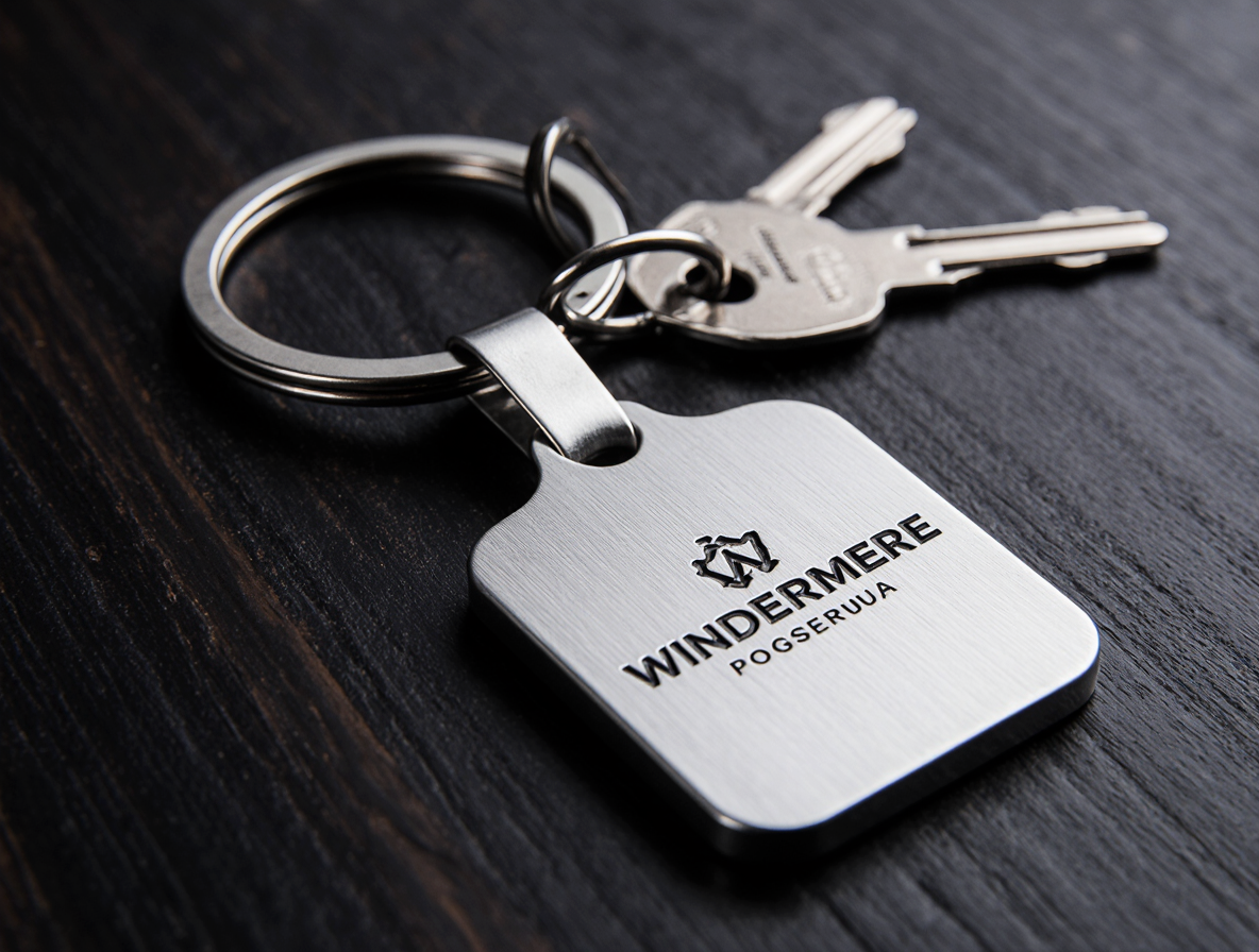Branded "Welcome Home" Keychain