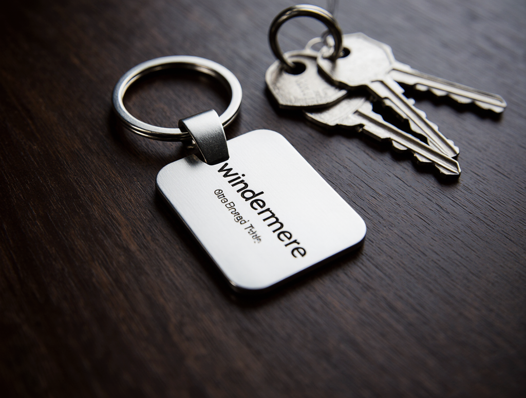 Branded "Welcome Home" Keychain